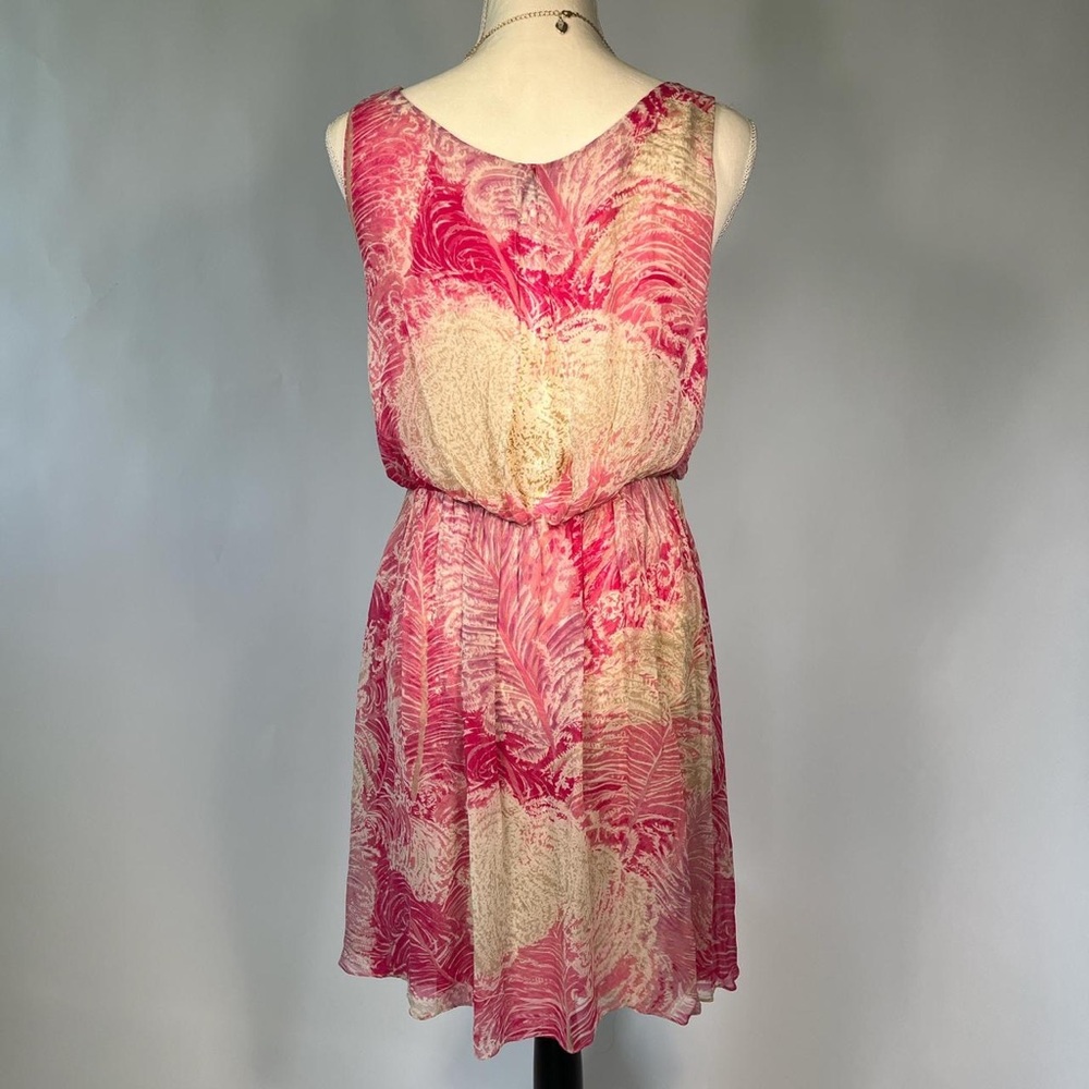 Anthropologie Pink Flowy dress - Picture 2 of 5